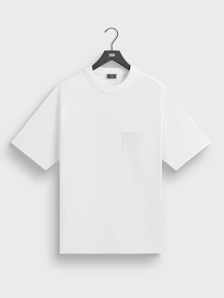 Kith White Pocket Tee Xl $40